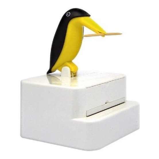 Paliteiro De Mesa Interativo Pega Palito De Dente 11 Cm
