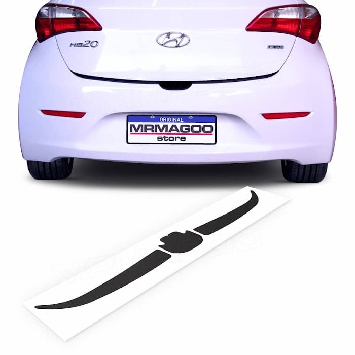 Soleira Da Mala Hyundai HB20 HATCH 2013 2014 2015 2016 Adesivo Acessórios para Carro