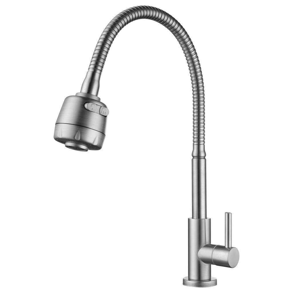 Torneira Cozinha Gourmet Flexível Giratória Mesa Longa NOX06