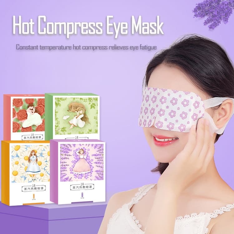10 Pcs Quente Máscara De Olho De Vapor Descartáveis Dormir Para Eye Relaxar Remover Dark Círculos Compressa Sono Ajuda