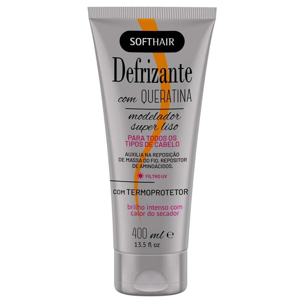 Defrizante Queratina 400ml Softhair