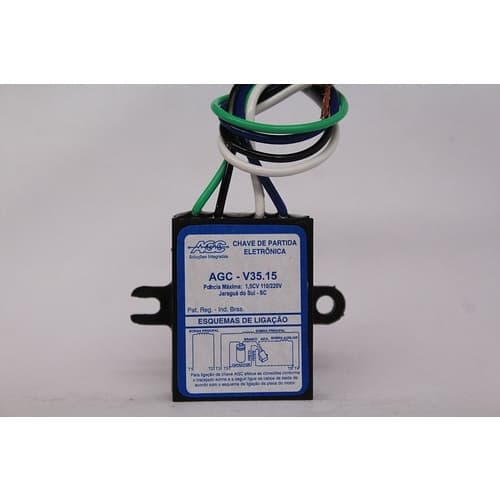 Chave Partida Eletrônica Agc V35.15 Trapp  1,5 Cv 110/220v