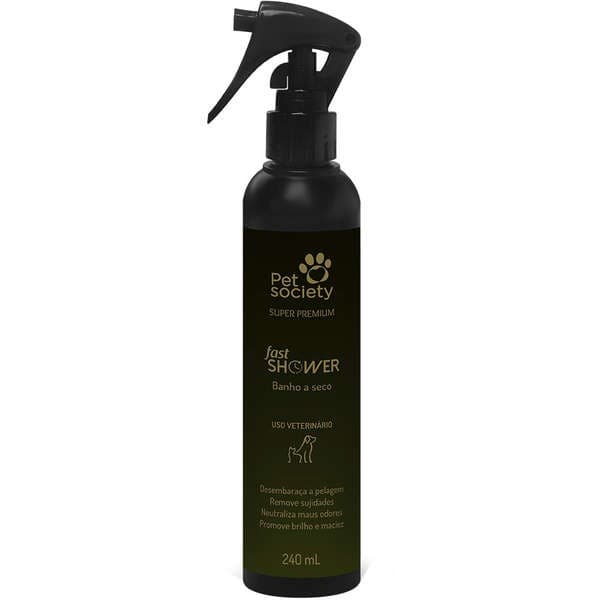 Pet Society Banho A Seco Fast Shower 240ml