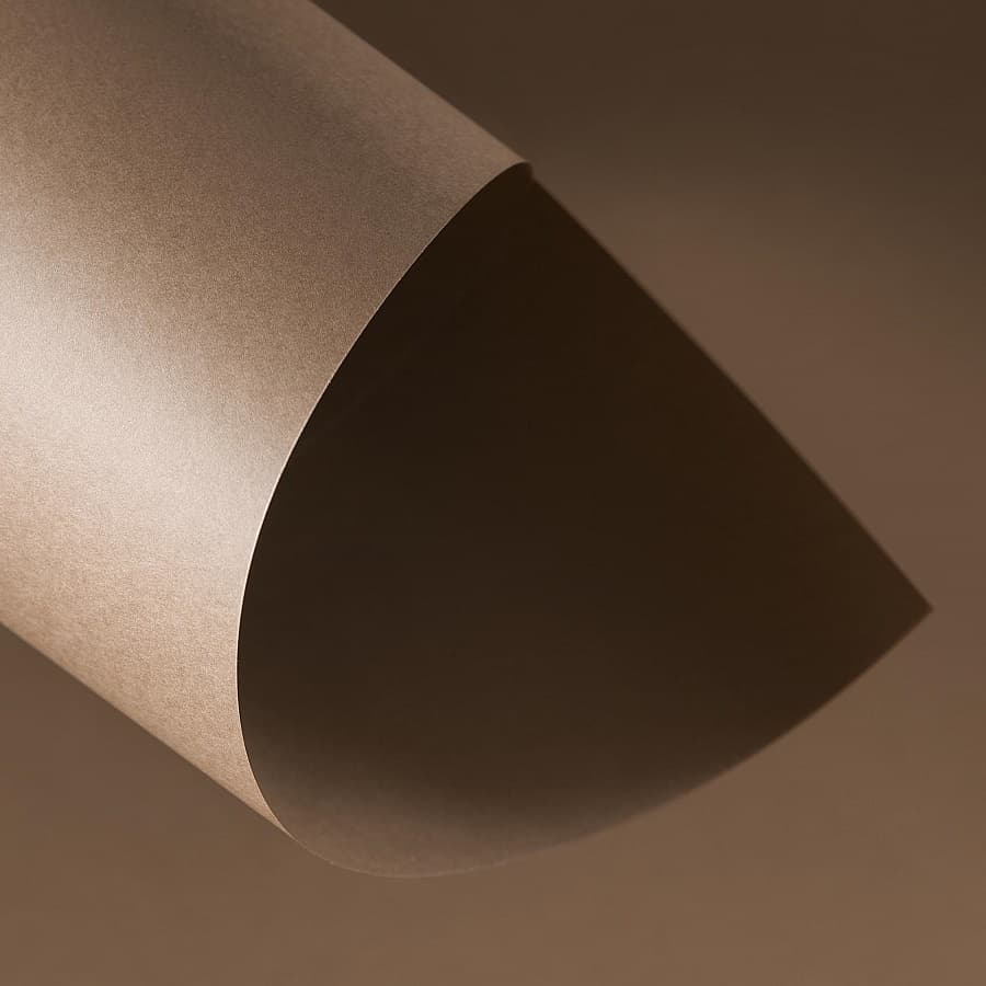 Papel Color Plus 180g A4 Havana - Marrom Claro - Colorido na Massa - 20 Folhas
