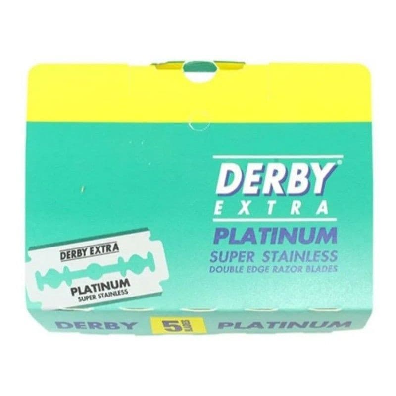 Lâmina Barbear Derby Extra Platinum 1 Cartela (50 Unid)