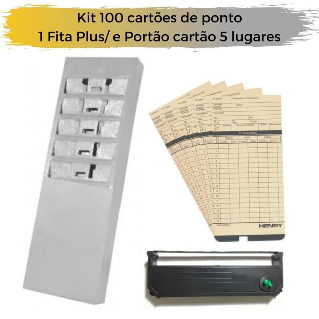 100 cartões de ponto fita henry plus forte chapeira 05 lug