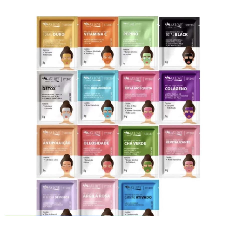 Máscara para limpeza Facial Skin Care - Max Love 8g