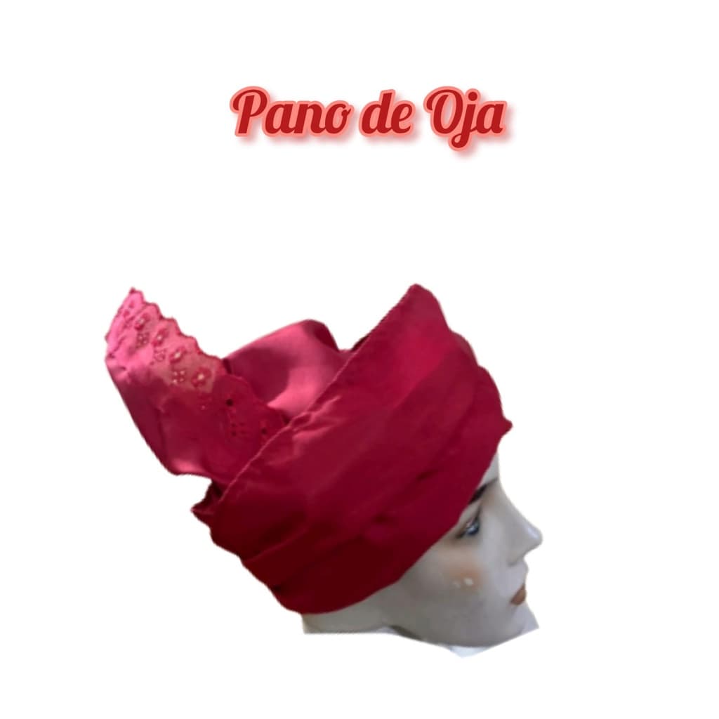 Pano de Cabeça Ojá Vermelho Umbanda Candomblé Acessório Religioso Pomba Gira Axé
