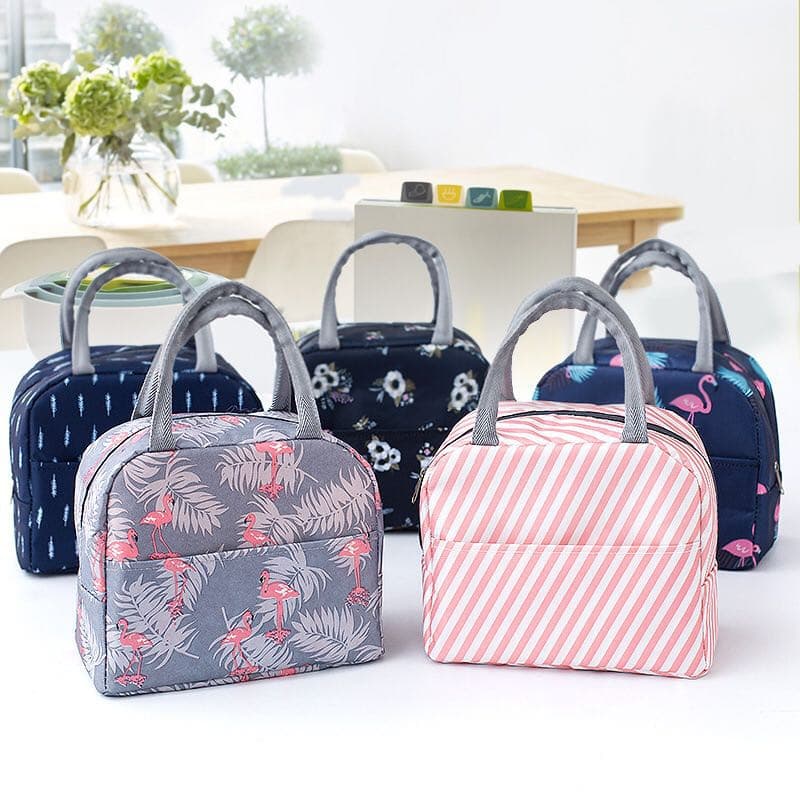 Bolsa Térmica Com Alça Para Marmita Maquiagens Cosméticos Multiuso Viagem Fitness Academia Portátil Top
