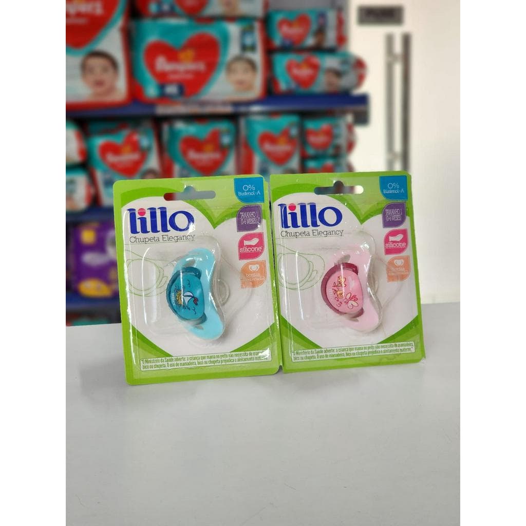 Chupeta Lillo Elegancy, bico de silicone Tam.1(0~6meses) ORIGINAL