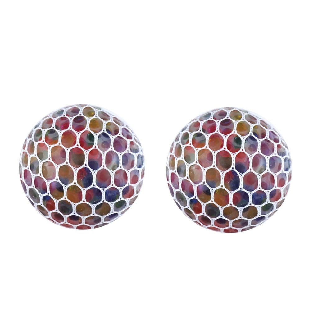 Kit 2 Bola Anti Stress Bolinha De Apertar Bolekinha Colorida