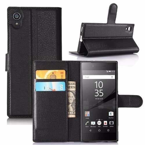 Capa Carteira Couro Sony Xperia Xa1 G3116 G3126 5.0 Case Premium