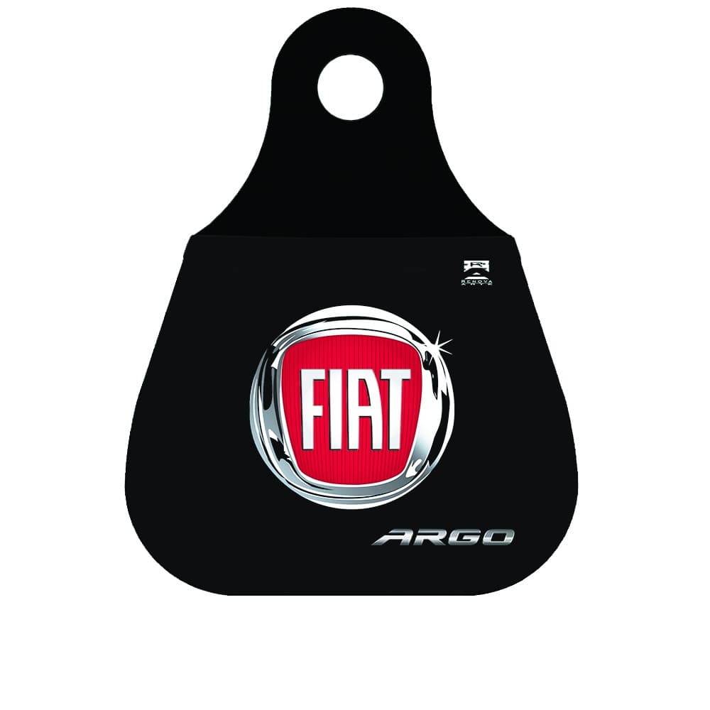 Lixinho lixeira lixo para cambio de carro Logo Vermelho Fiat Argo