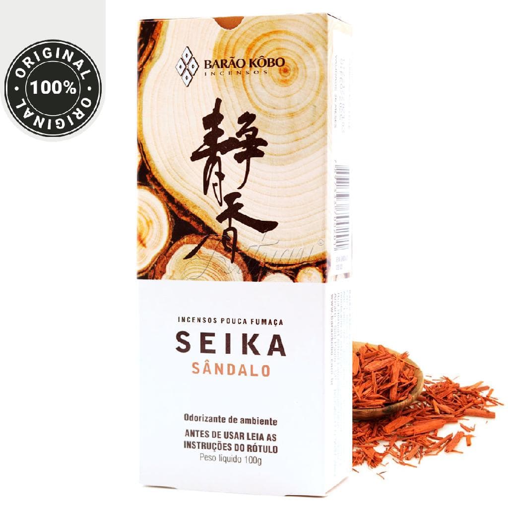 Incenso Japonês Seika Sândalo - 200 bastonetes - Barão Kôbo