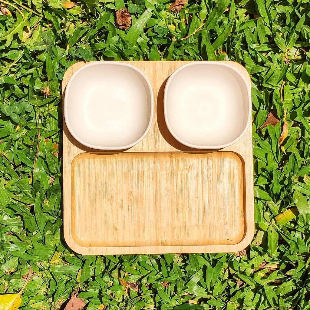 Conjunto para Petiscos e Patês em Bambu - 3pçs