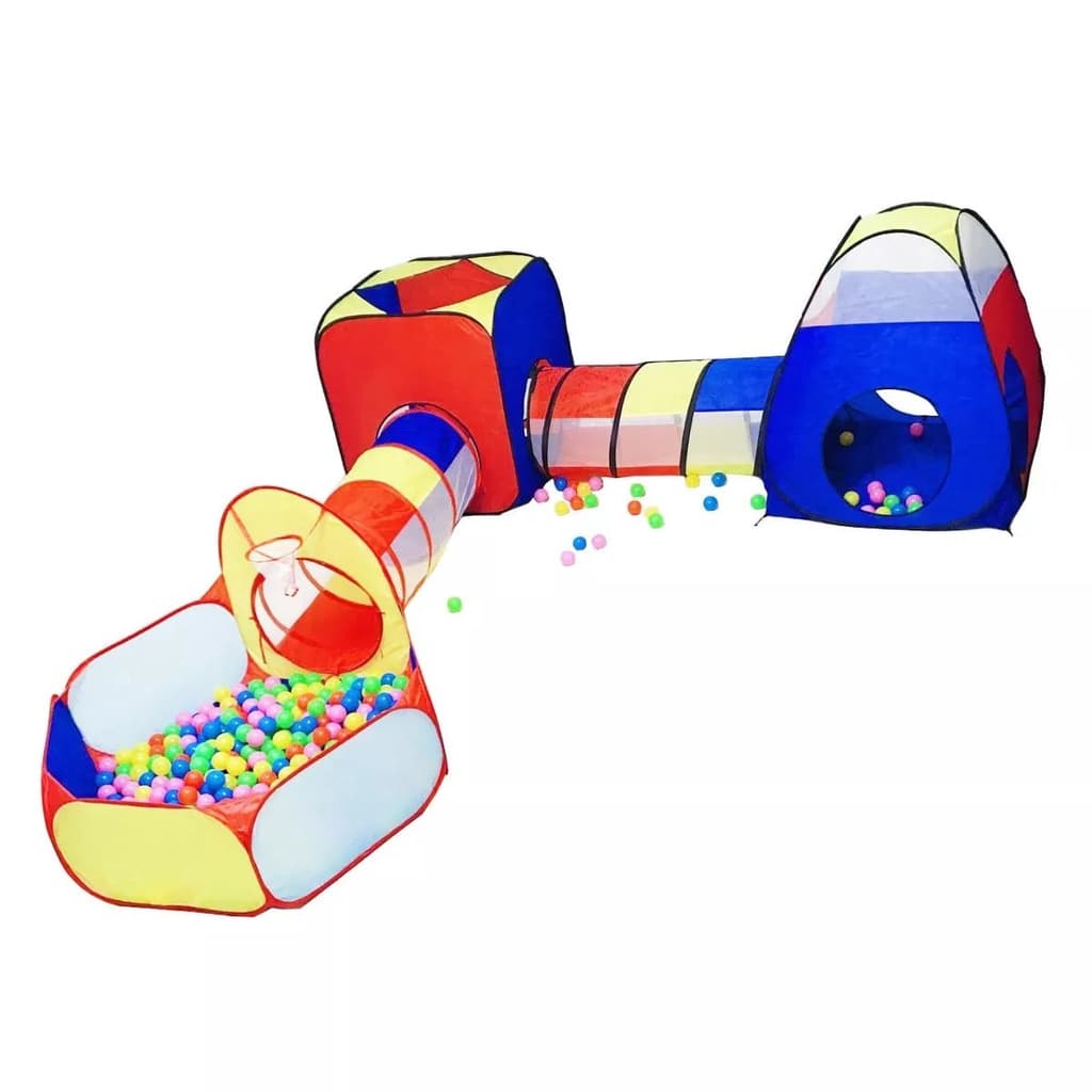 Barraca 5 em 1 Toca Tenda Playground toca infantil colorida