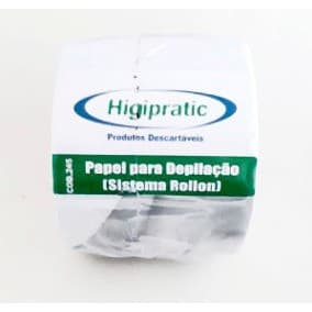 Papel Para Depilação 100 Folhas (sistema Rollon) Higipratic