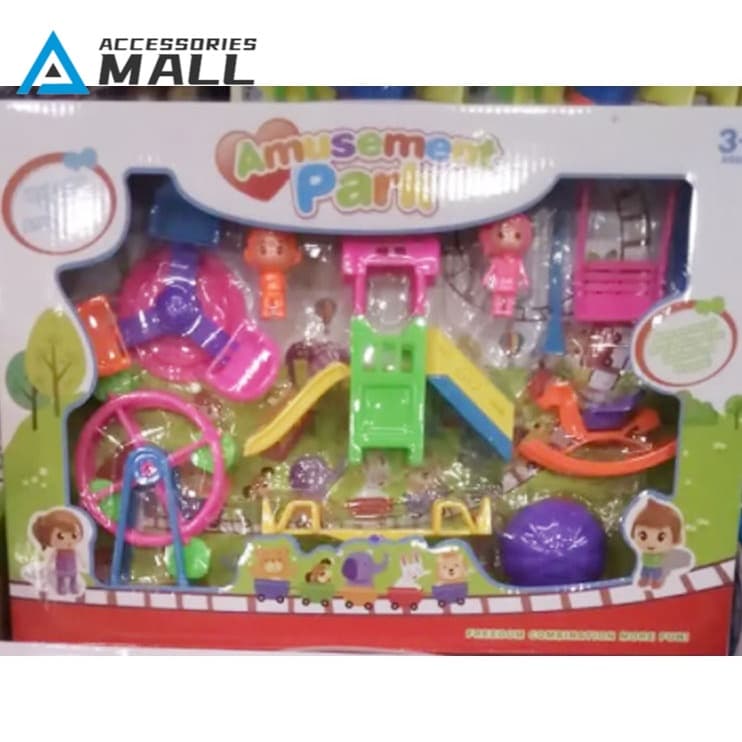 Atacado Lo 4 Brinquedos Educativos plus LO4 Com Boneco amusement park / Cute