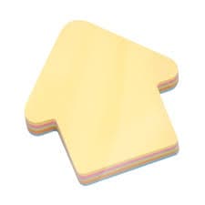 Post it de Seta BRW I Bloco de Notas Adesivo I Bloco Com 5 Cores I Arrow I 100 Folhas