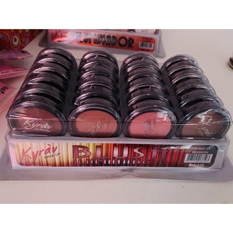 Blush atacado box blush kyrav 24 unidades ou 6 unidades