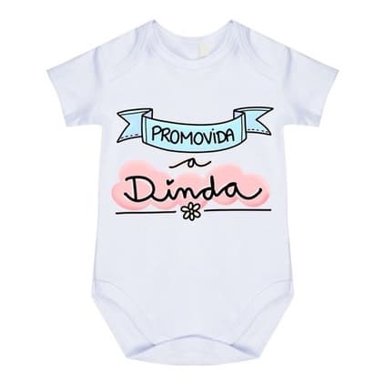 Body Bebê Promovida A Dinda Surpresa Você Será Dindinha