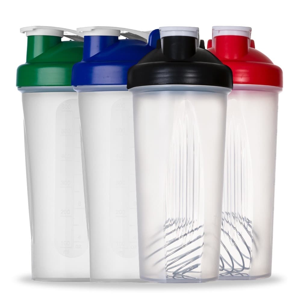 Coqueteleira para Academia Garrafa Shaker com Misturador de Mola