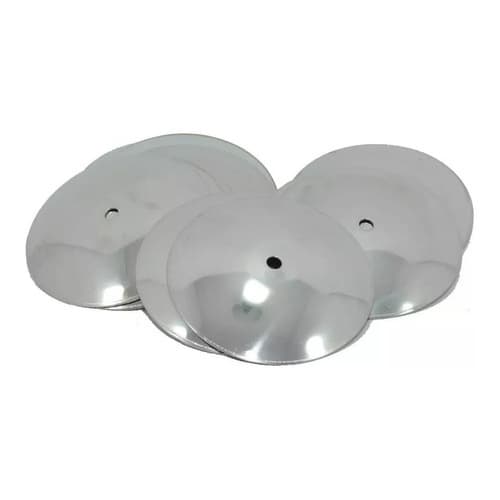 Platinelas Inox Com  Abafador Para Pandeiro 6 pares Ta 720  Torelli
