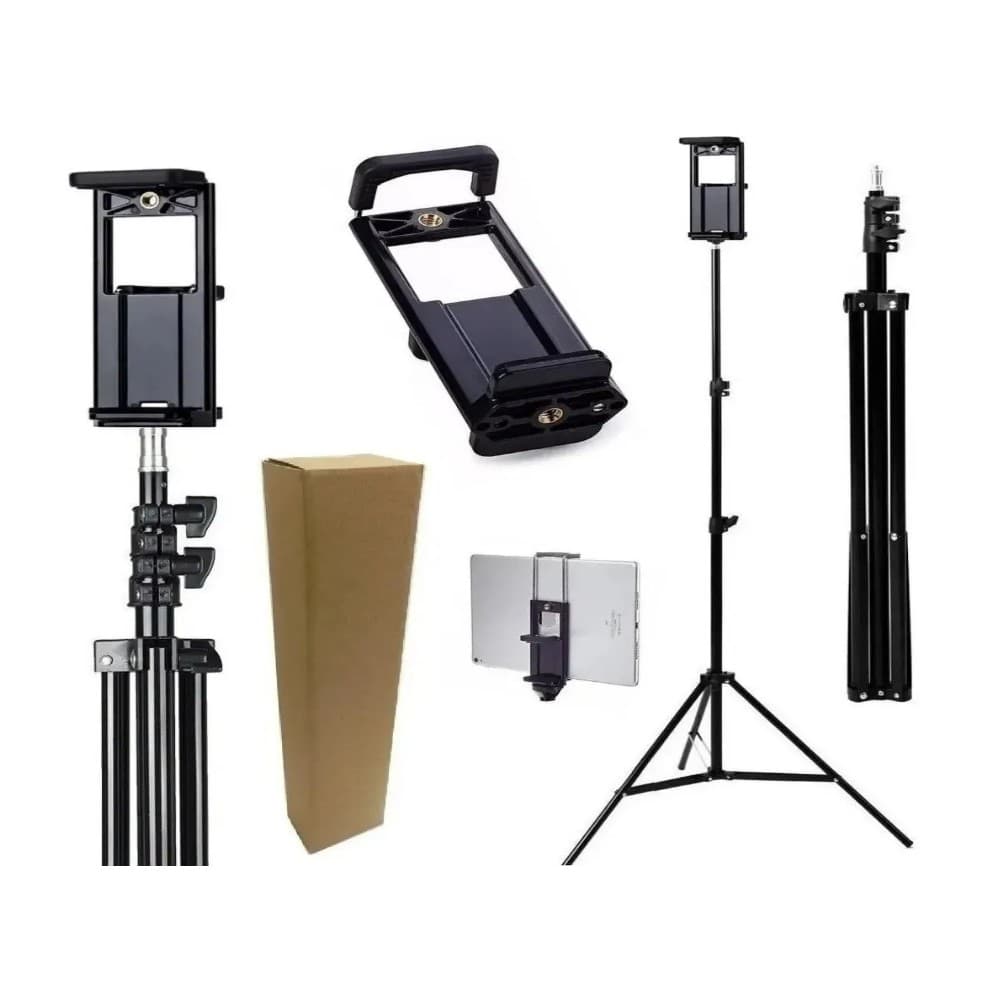 Tripe Universal 1.6m+suporte 2em1 Tablet Celular iPad iPhone