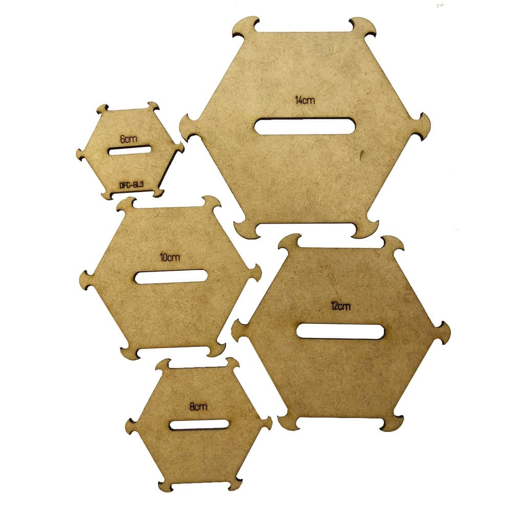 Gabarito para Laços Boutique MDF Kit 5 pçs