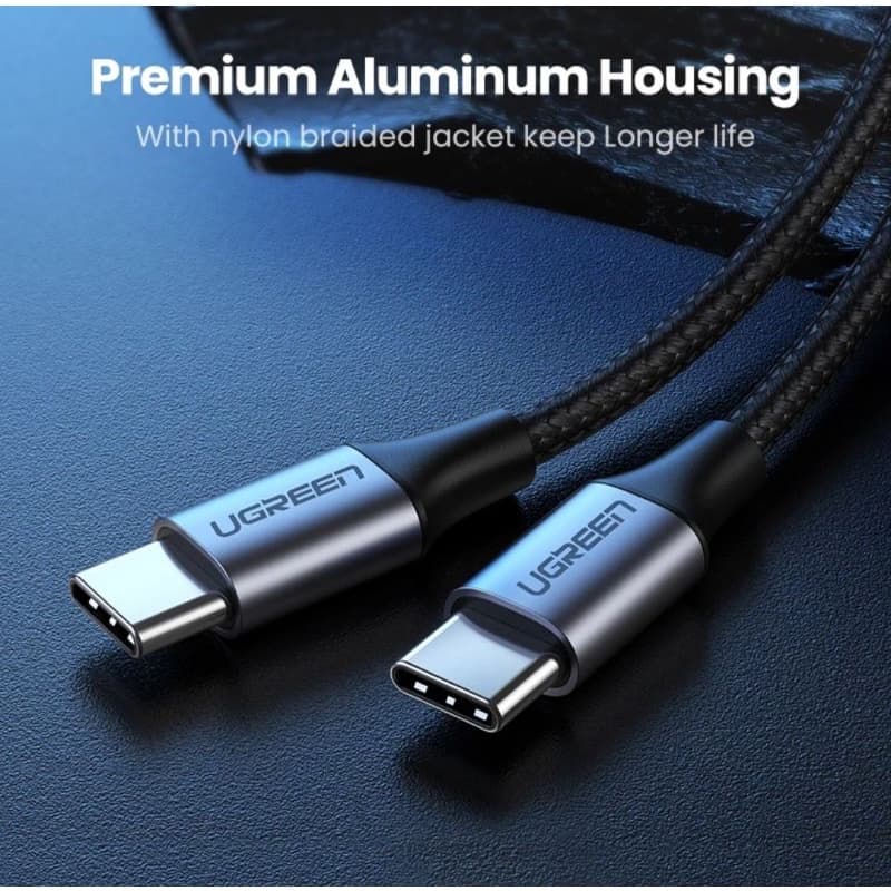Ugreen usb c tipo de cabo  de carregamento para xiaomi 11t pro samsung s21 usb  de fio do telefone 3a carregador