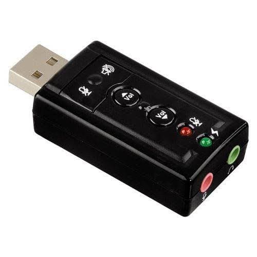 Placa Adaptador De Som Usb 7.1 Canais 3d Adaptador Audio Pc