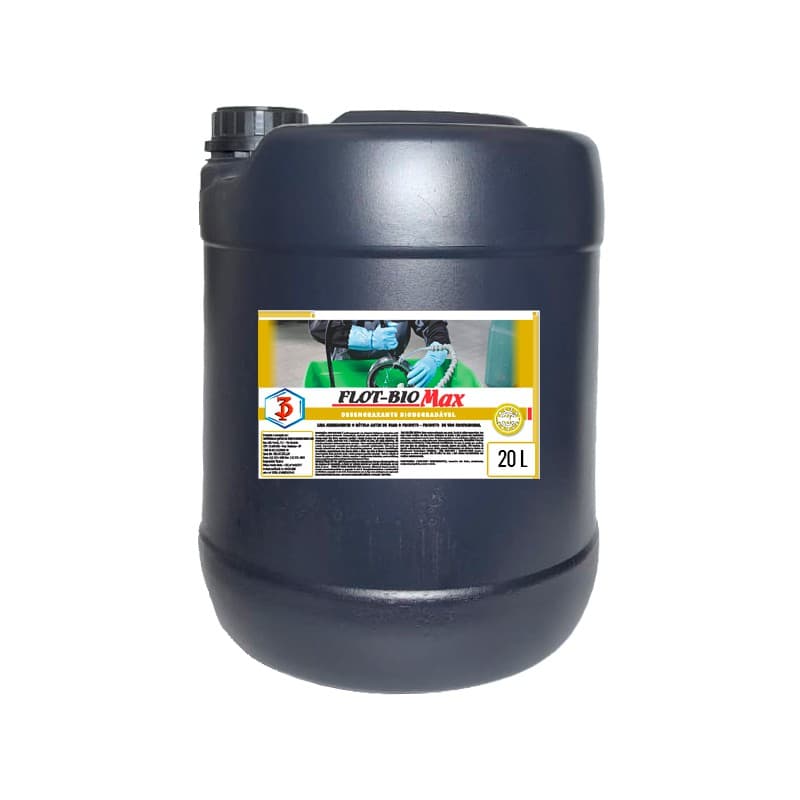 FLOT-BIO MAX 3 Poderes 20LTS - Desengraxante Biodegradável de peças em geral.