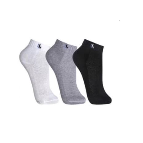 Kit 3 Pares Meias Esportivas Lupo 3225-089 Cano Curto Algodão
