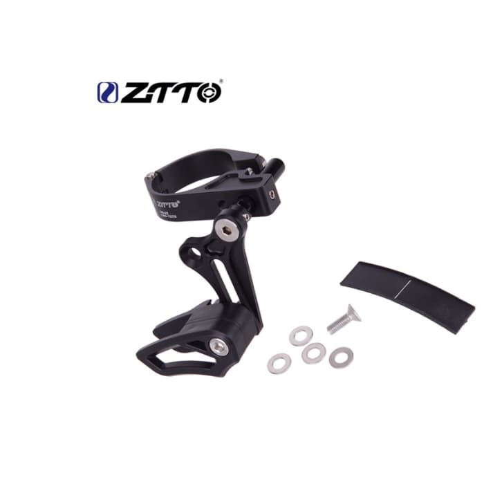 Guia De Corrente Bike Bicicleta Com Abraçadeira Para Coroa Única