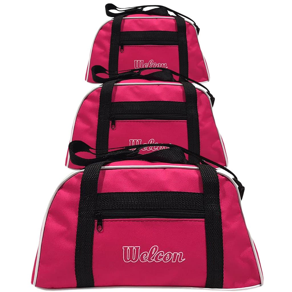 Kit 3 Malas Bolsas de Viagem Welcon P + M + G Oval Reforçada Pronta Entrega