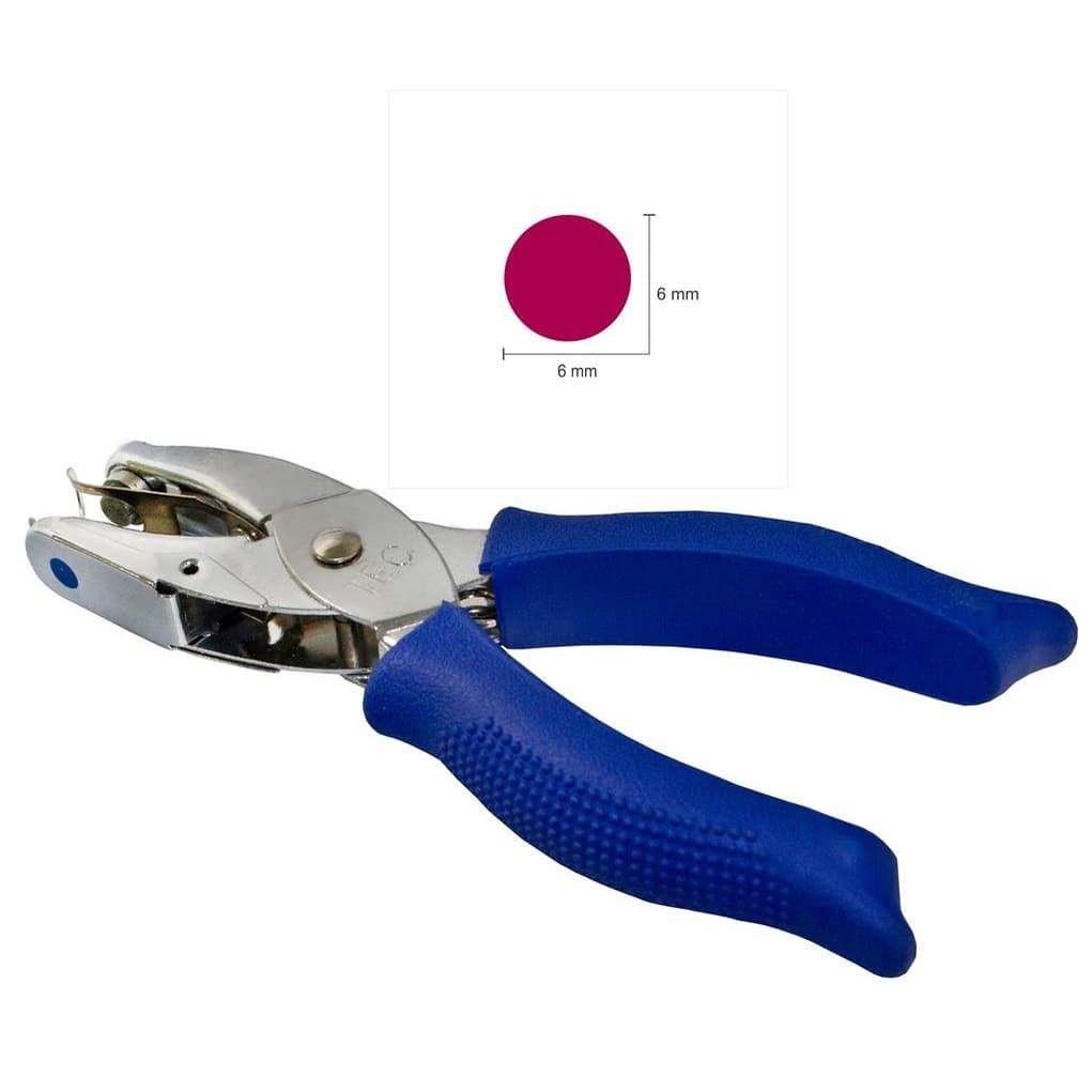 Furador Alicate Circulo 6 mm - Corta Papel e EVA - Toke e Crie TEC