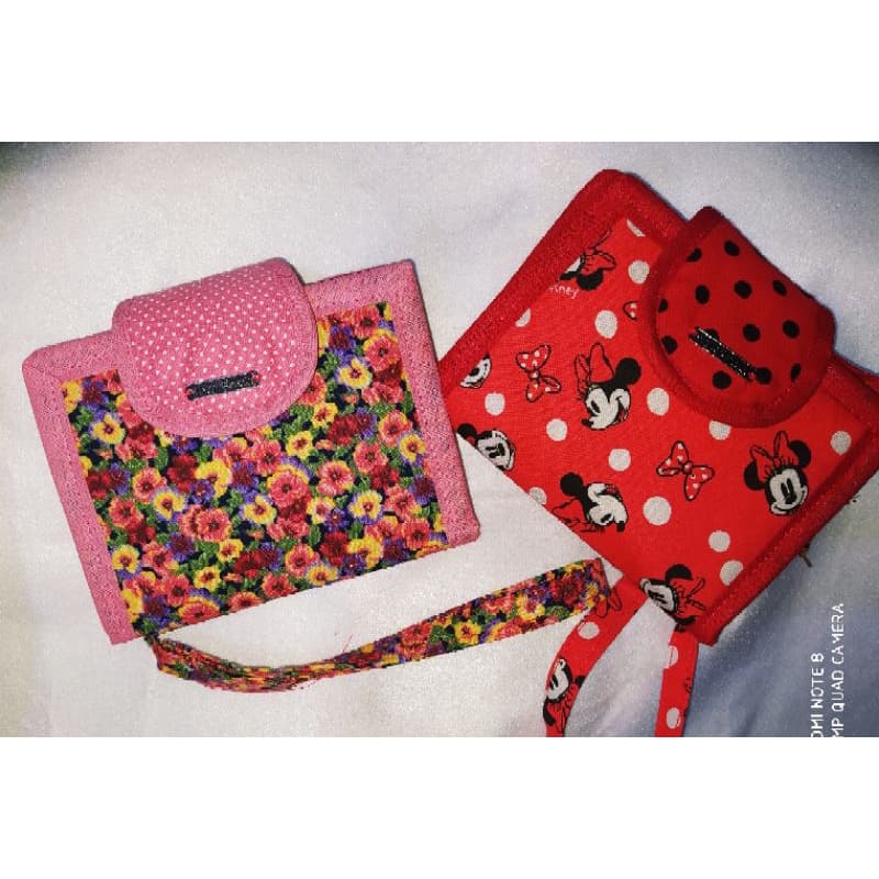 carteira feminina, de tecido, carteira artesanal, pocket, porta cartões, porta documentos, carteira compacta, artesanal