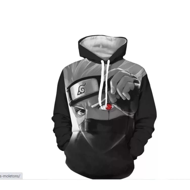 Blusa De Frio Naruto Akatsuki Moletom Naruto Kakashi