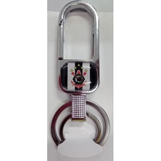 Chaveiro Metal do CORINTHIANS Carro Mosquetão Gatilho Com 2 Argolas