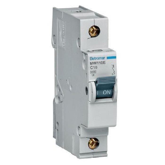 Disjuntor Unipolar Din C 10A ELETROMAR
