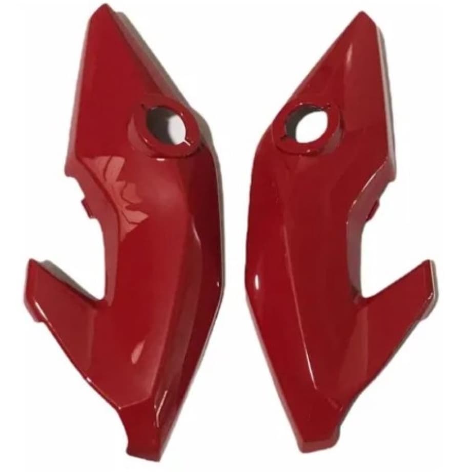 Par Carenagem Lateral do Farol Bananinha Honda Fan 125 - 150 - 160 Vermelho Escuro (Maceió) 2014 a 2021