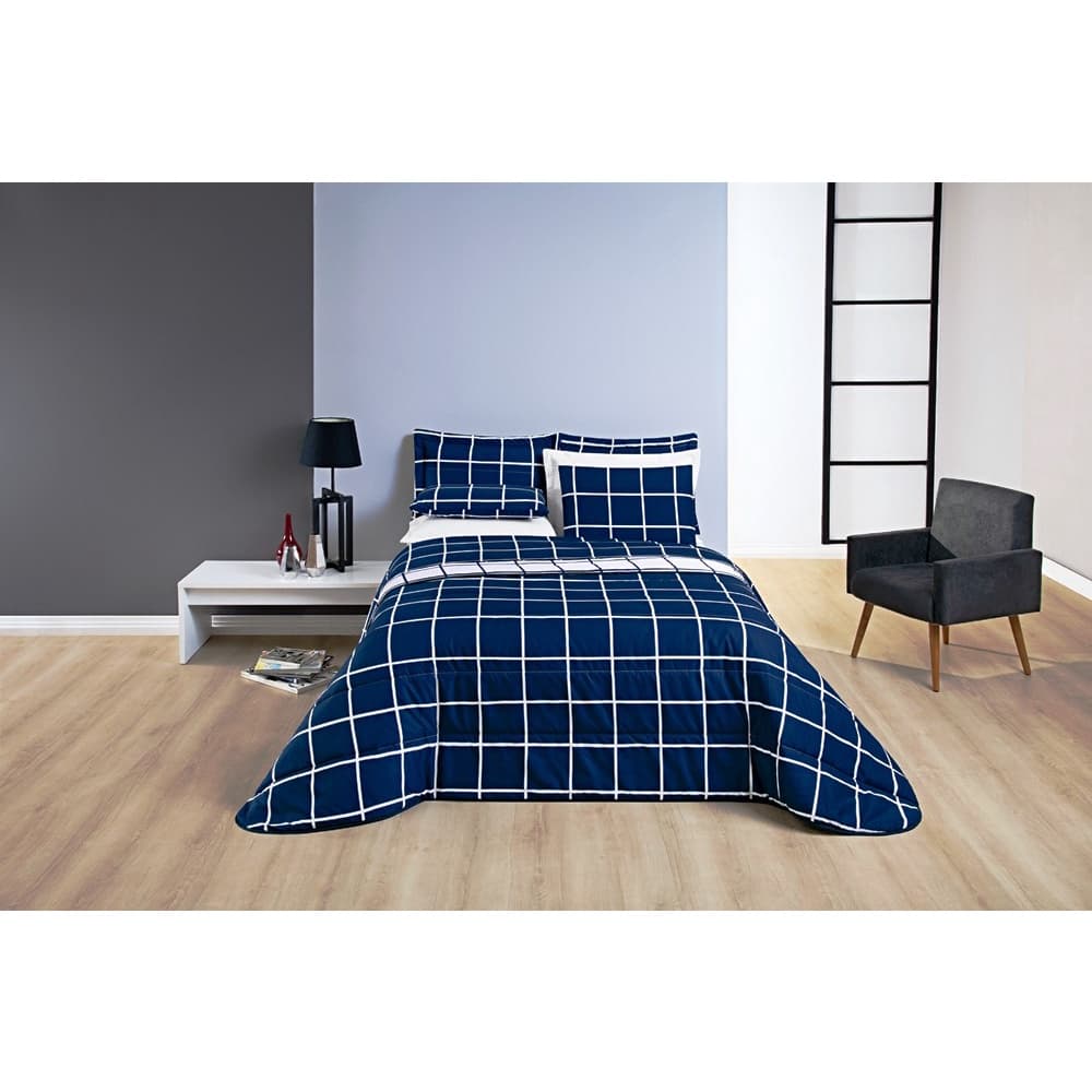 COBRE LEITO CASAL PADRAO  MATELADO  MICRO PERCAL ACETINADO  200 FIOS AUSTIN MODERNO