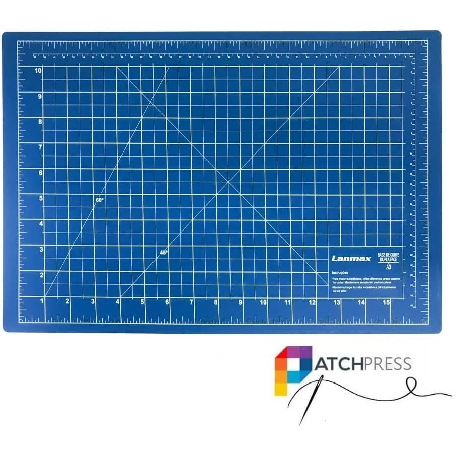 Base De Corte Azul A3 30x45x3mm Scrapbook Patchwork