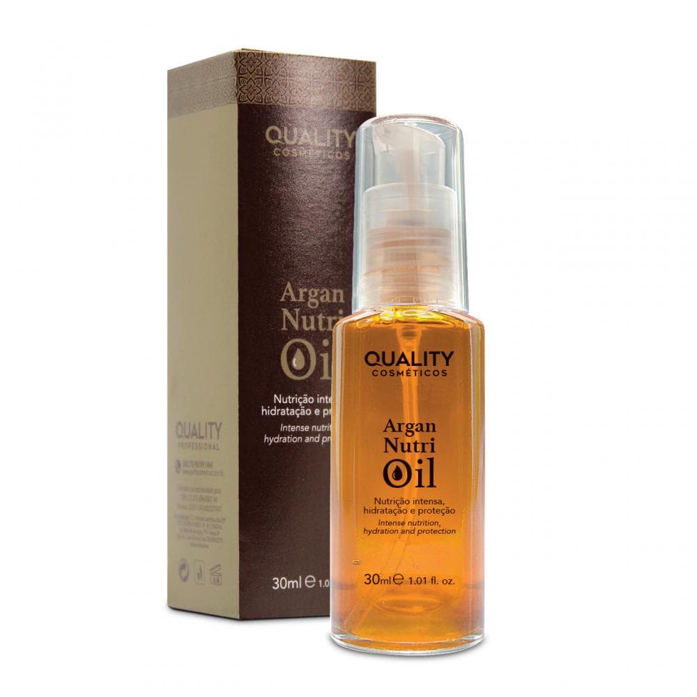 Óleo de Argan Nutri Oil 30ml Quality Cosméticos