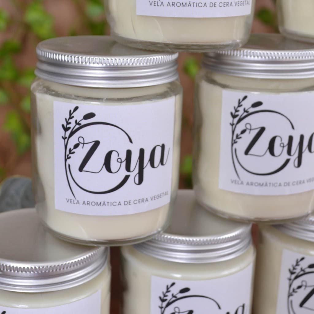 Zoya Vela Aromática Ecológica Aroma Vanilla 200g vela literária vela pote Zoya