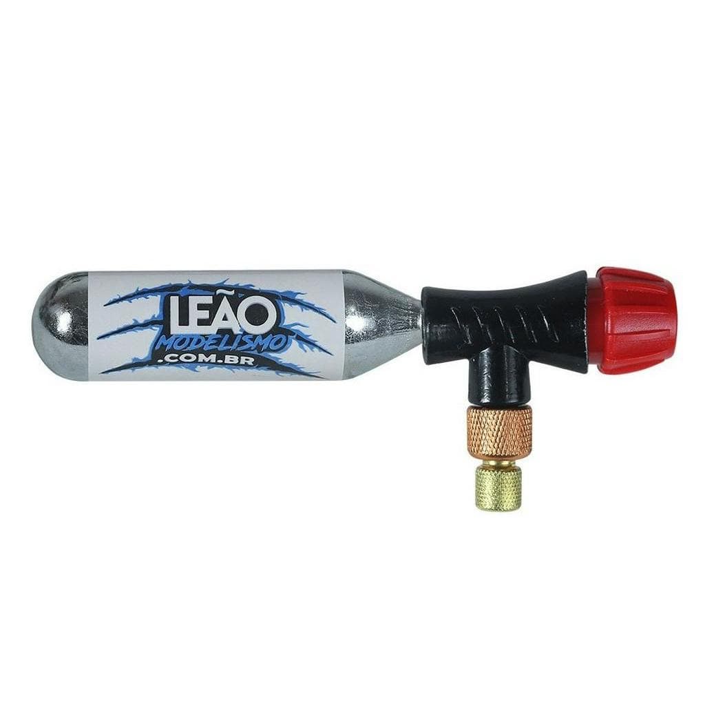 Bomba Encher Pneus Com Co2 16g Rosca Bike Ciclismo Bicicleta