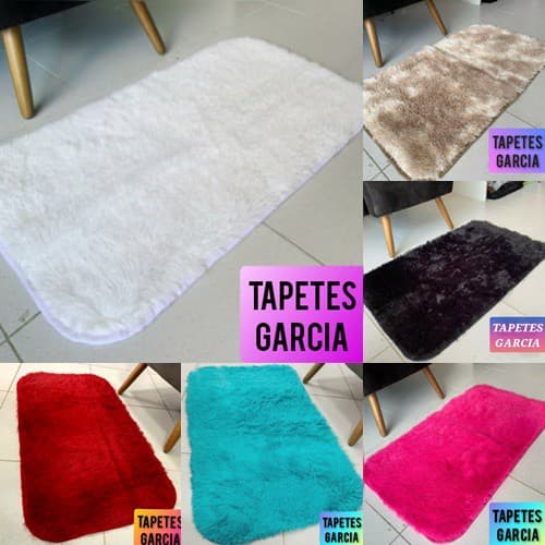 Tapete 65m x 40cm tapetinho porta felpudo peludo pequeno varias cores antiderrapante antialergico
