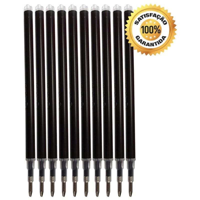 10 Refil caneta fantasminha 0,7 Preto