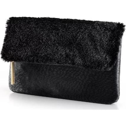 Bolsa de Mão Eudora Pelo Eudora Preta