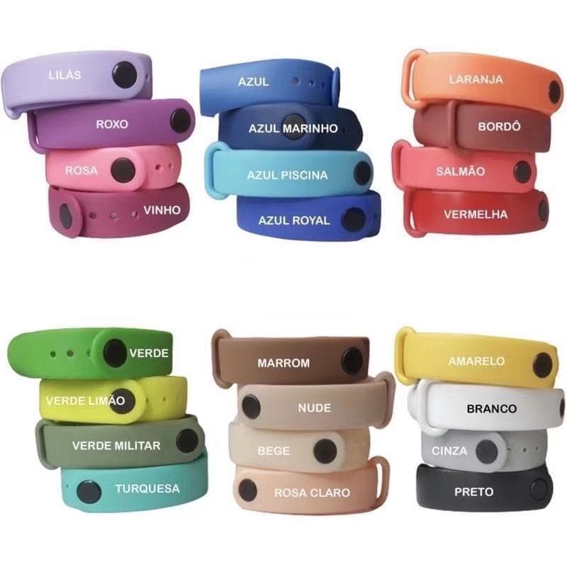 Pulseira de silicone para xiaomi miband 5